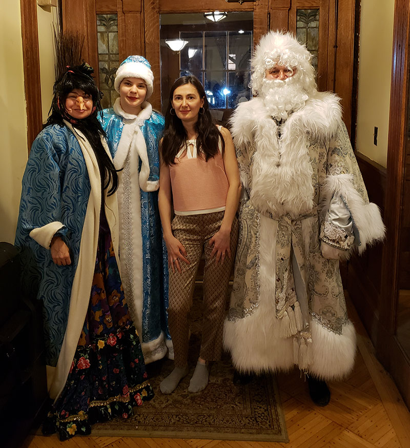 Russian New Year's Celebration, Ded Moroz, Baba Yaga, Snegurochka, New York, Brooklyn Heights,  ,  , ,    